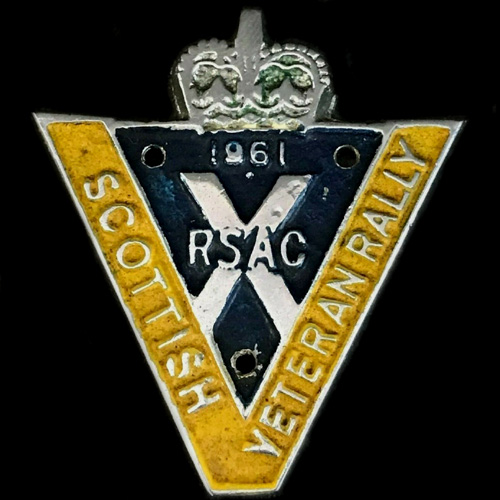 Scottish Veteran Rally badge