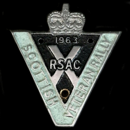 Scottish Veteran Rally badge