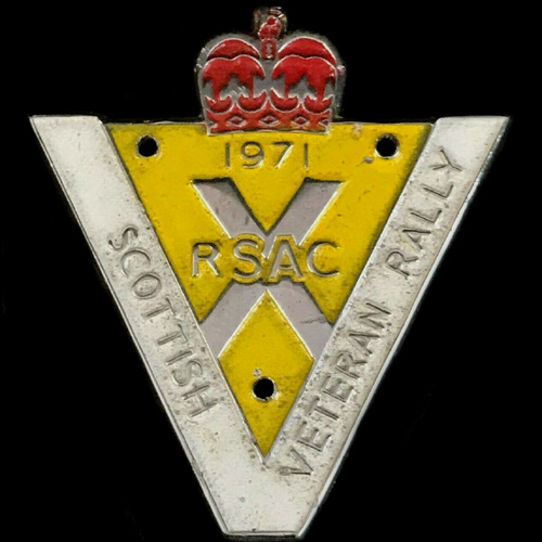 Scottish Veteran Rally badge