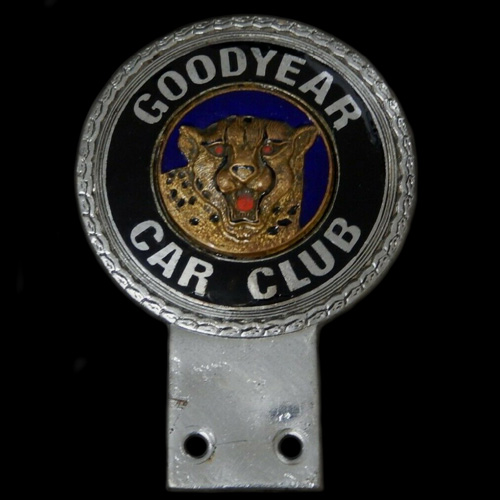 Goodyear Car Club car badge