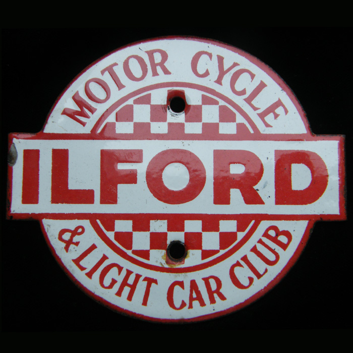 Ilford Motor Cycle & Light Car Club Car Badge