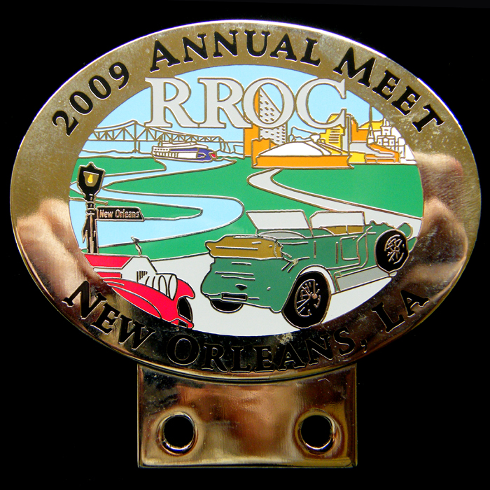 Rolls Royce Owners Club New Orleans LA car badge