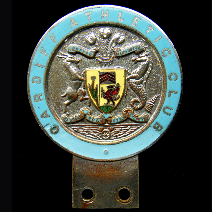 Cardiff Athletic Club Car Badge