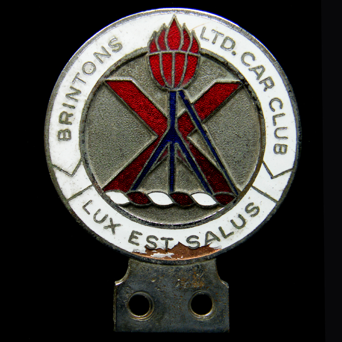 Brintons Ltd Car Club car badge
