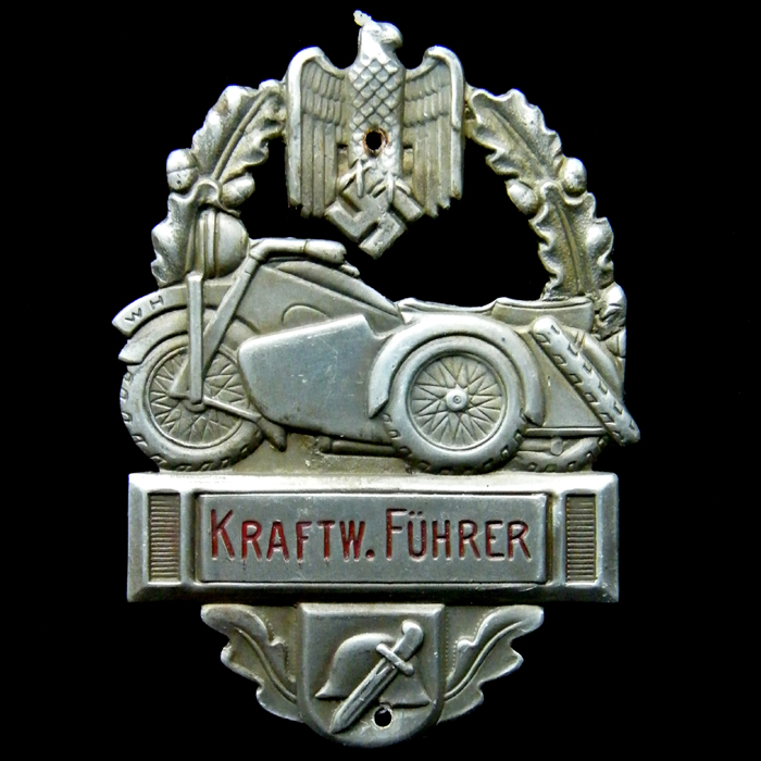 Kraftw. Fuhrer Sidecar Display /car badge