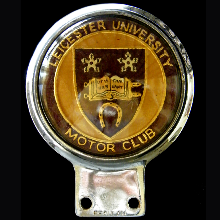 Leicester University Motor Club car badge