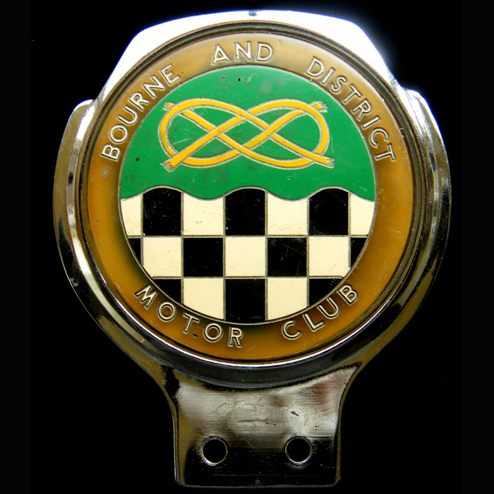Bourne and District Motor Club car badge