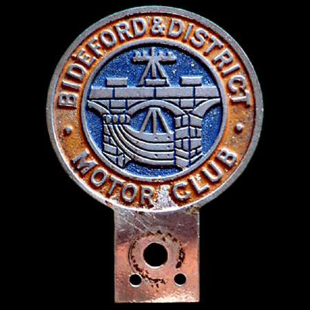Bideford & District Motor Club Car Badge
