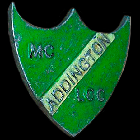Addington Motor Cycle & Light Car Club Car Badge