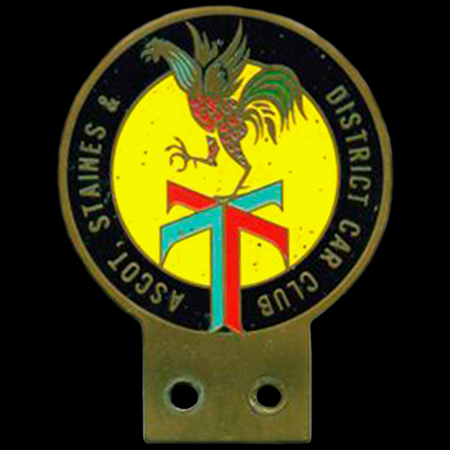 Ascot, Staines & District Car Club Car Badge