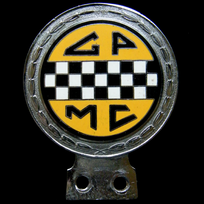 Glasgow Police Motor Club car badge