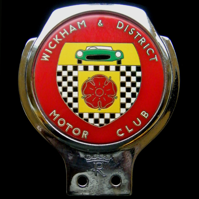 Wickham & District Motor Club car badge
