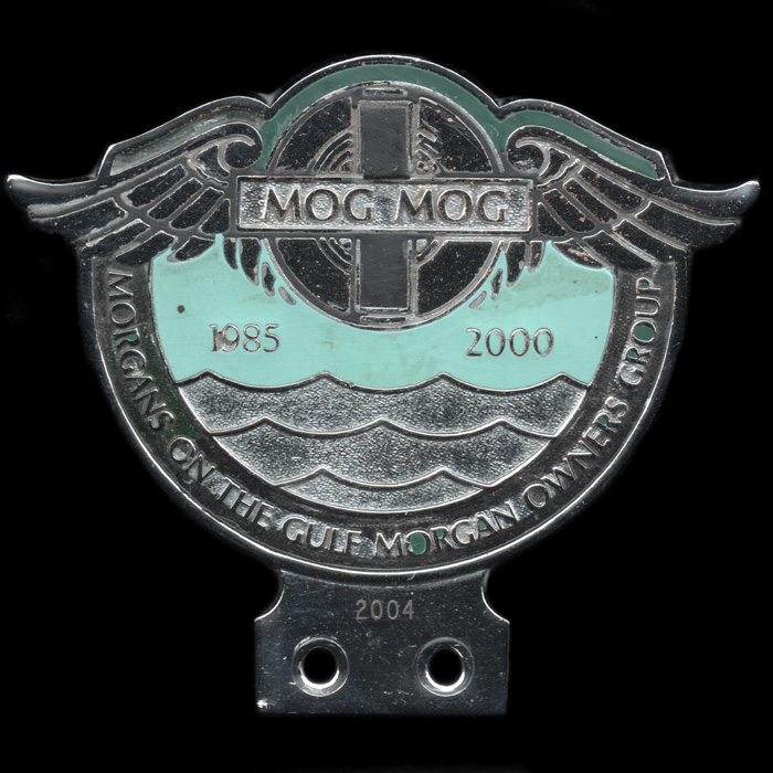 Morgans on the Gulf Morgan Owners Group 1985 - 2009 Car Badge