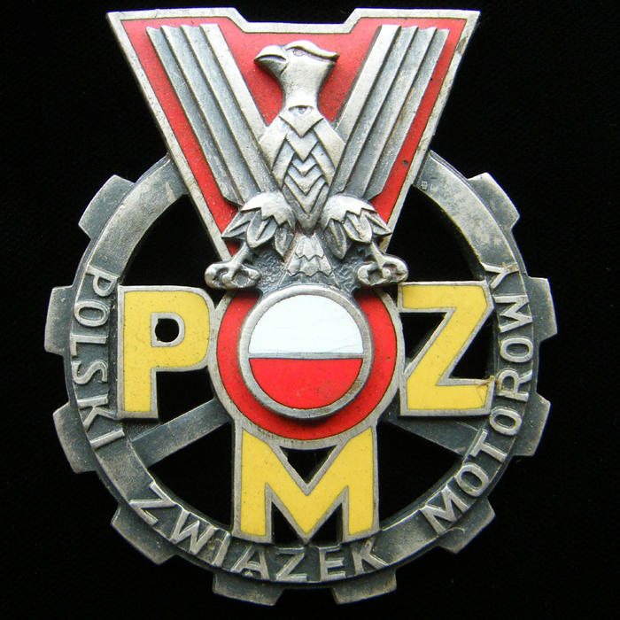 Polish Polski Zwiazek Motorowy badge