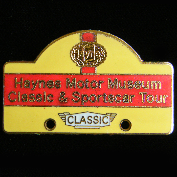 Haynes Motor Museum Classic & Sportscar Tour badge