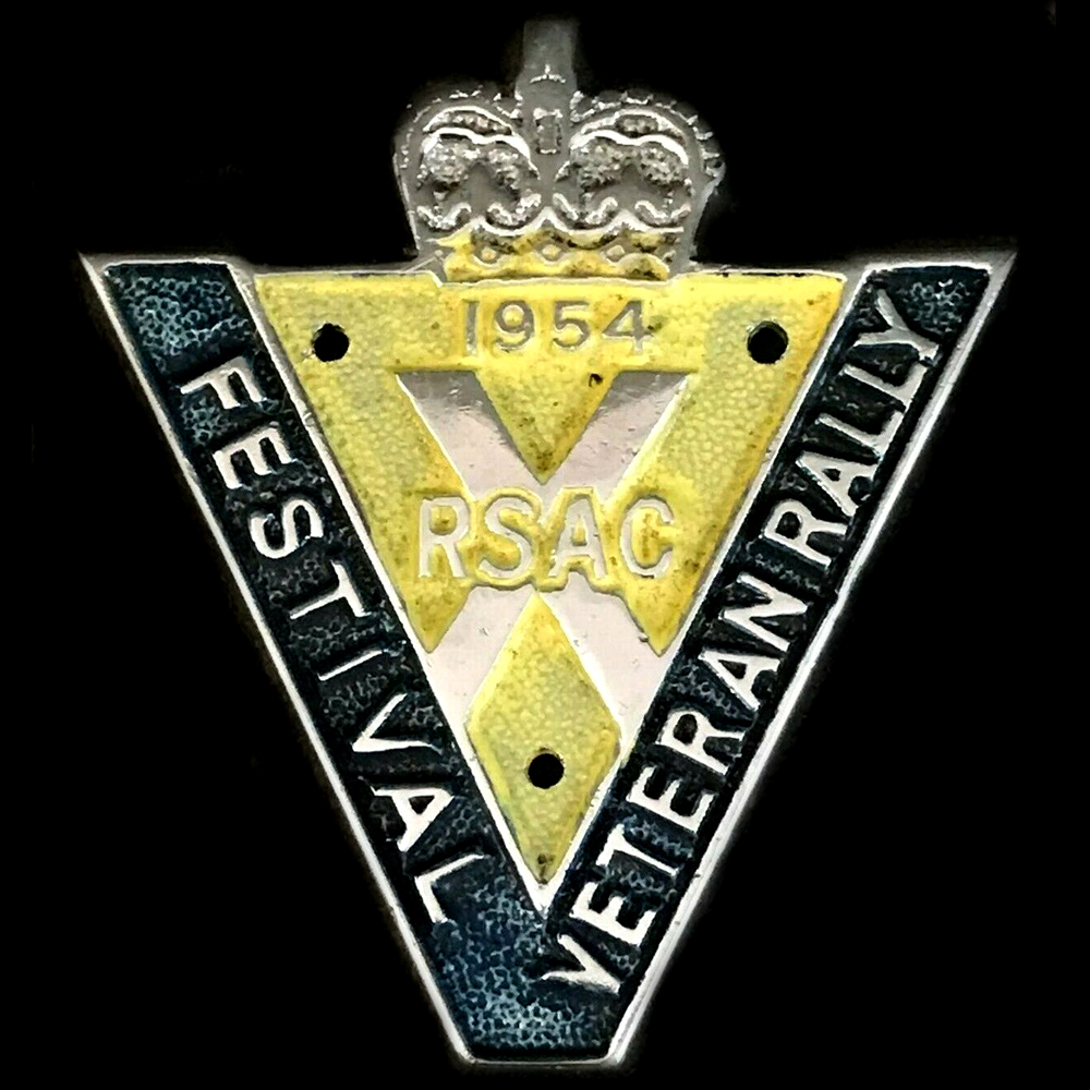 Scottish Veteran Rally badge