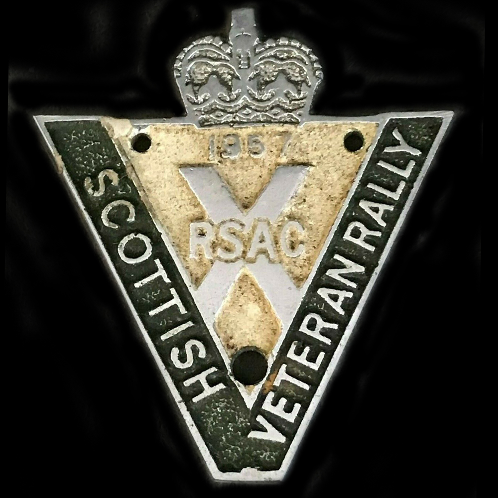 Scottish Veteran Rally badge