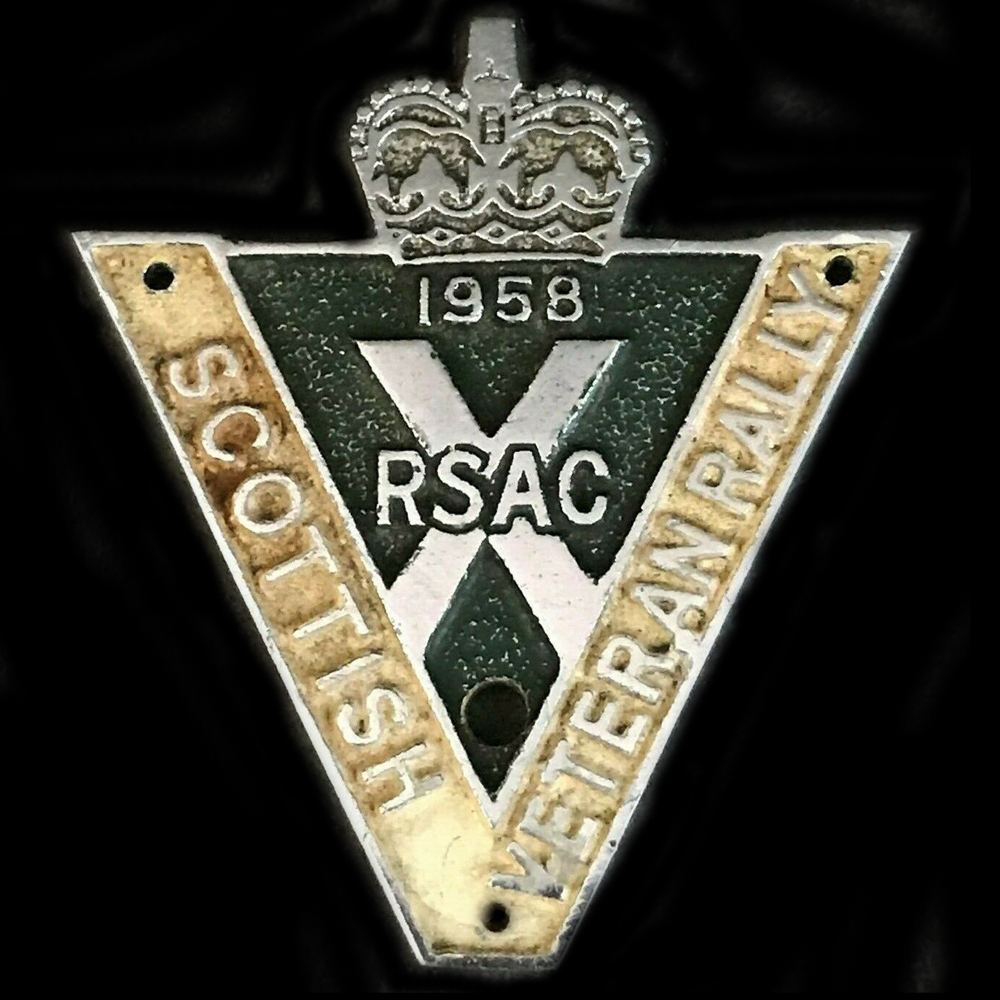 Scottish Veteran Rally badge