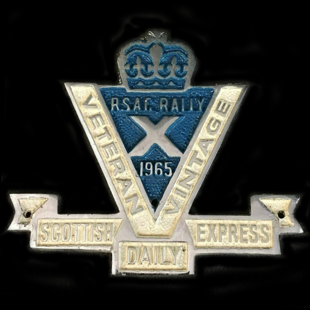 Scottish Veteran Rally badge