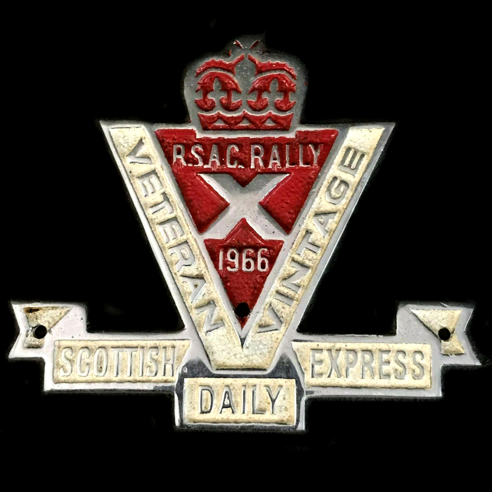 Scottish Veteran Rally badge