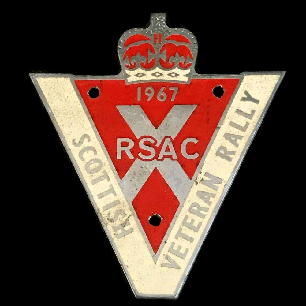 Scottish Veteran Rally badge