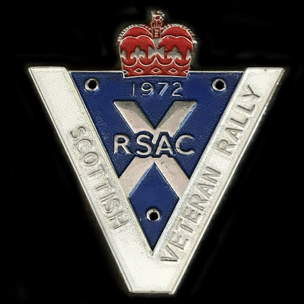 Scottish Veteran Rally badge
