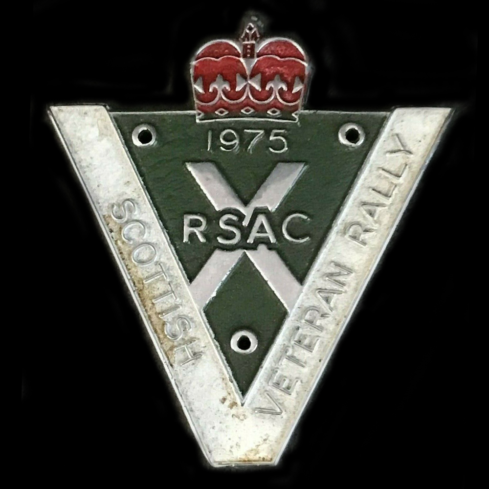 Scottish Veteran Rally badge