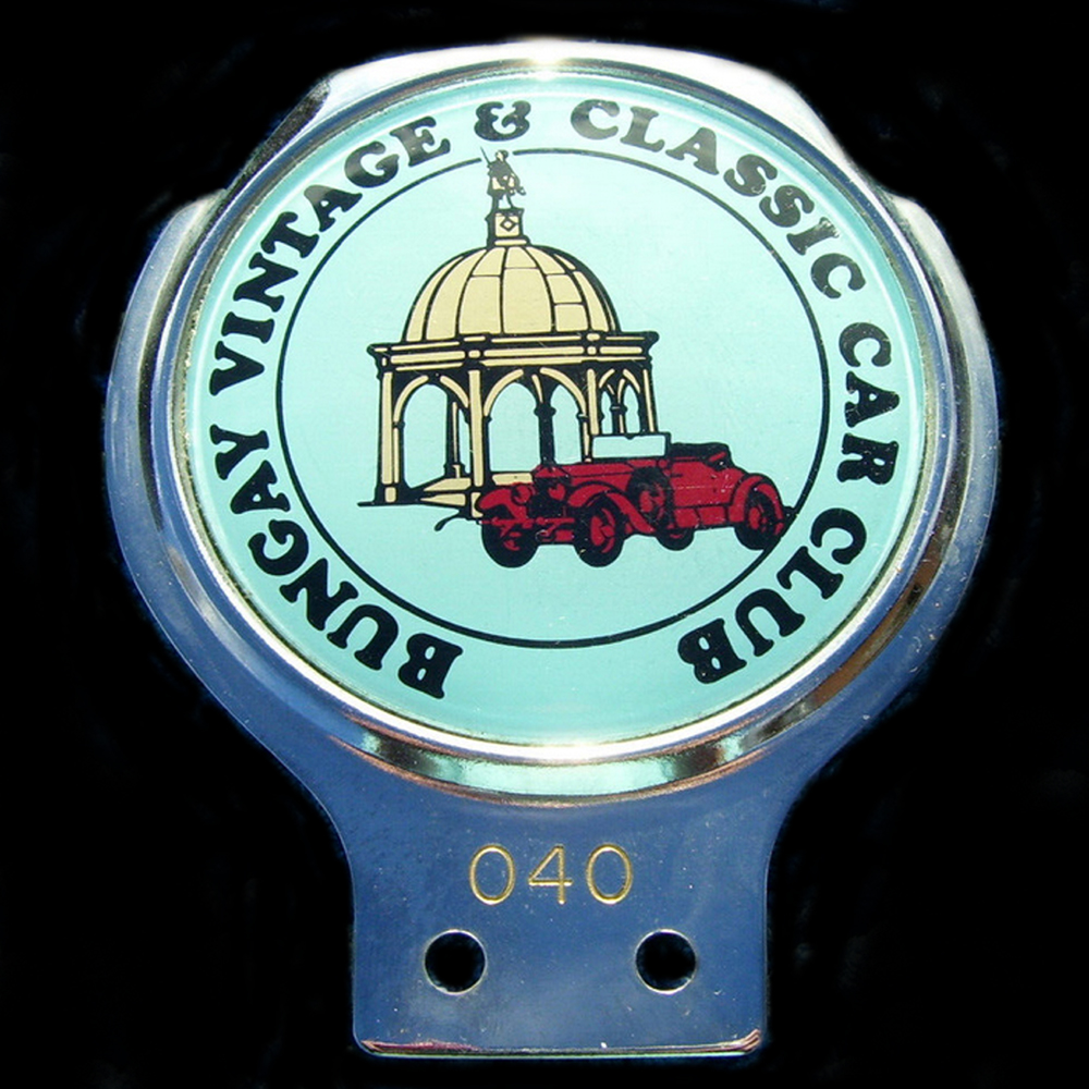 Bungay Vintage & Classic Car club car badge