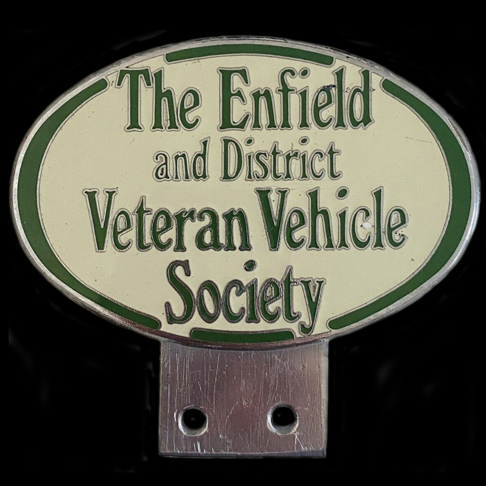 Enfield and District Veteran Vehicle Society car badge
