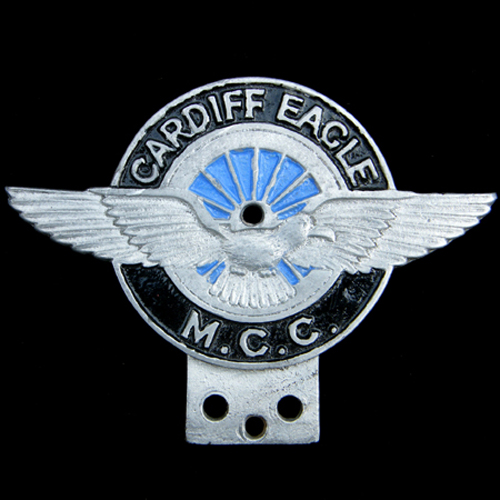 Cardiff Eagle Motor Cycle Club Car Badge 