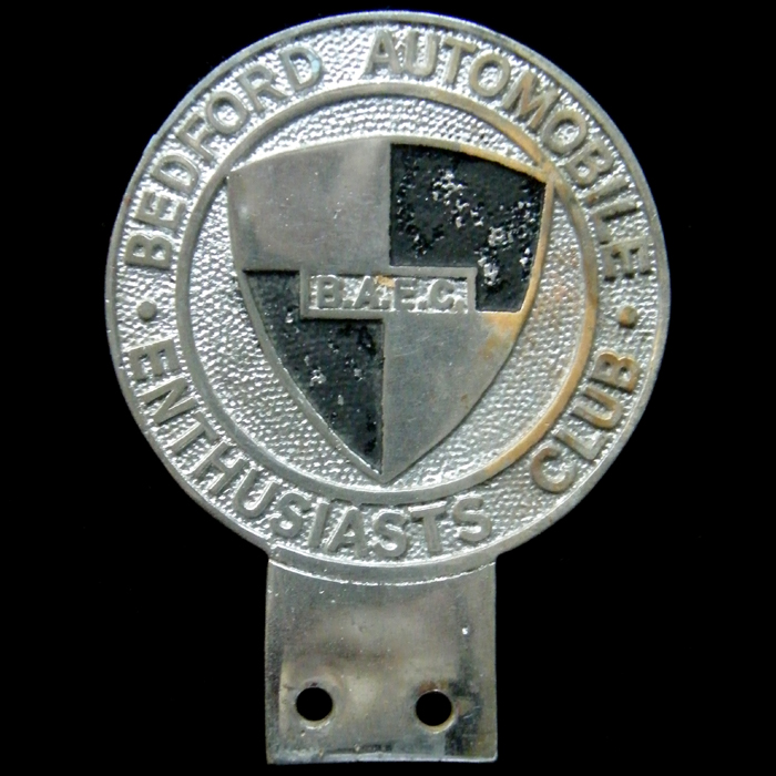 Bedford Automobile Enthusiasts Club car badge