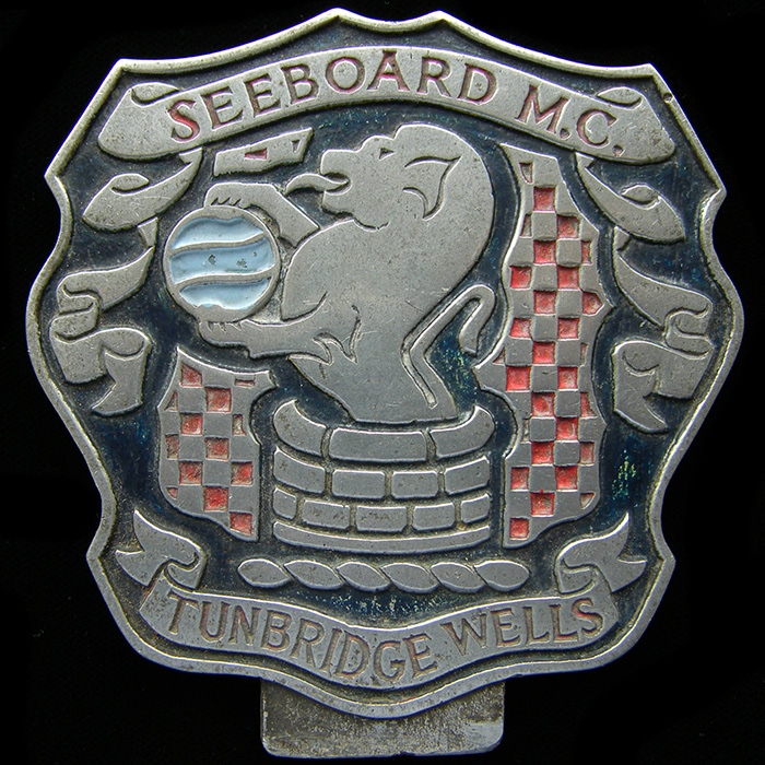Tunbridge Wells Seeboard Motor Club car badge (Motor Cycles)