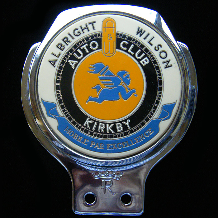 Albright & Wilson Auto Club Kirkby Car Badge 