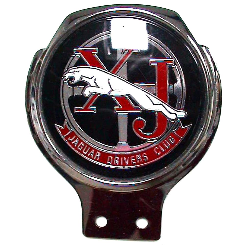 X J Jaguar Drivers Club Car badge