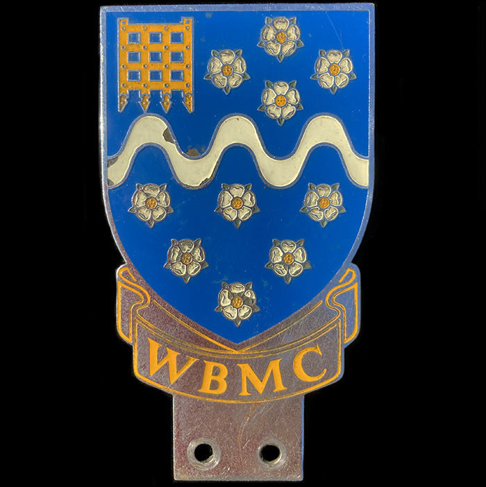 Westminster Bank Motor Club car Badge