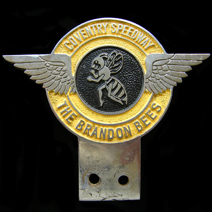 Coventry Speedway “The Brandon Bees” Car Badge