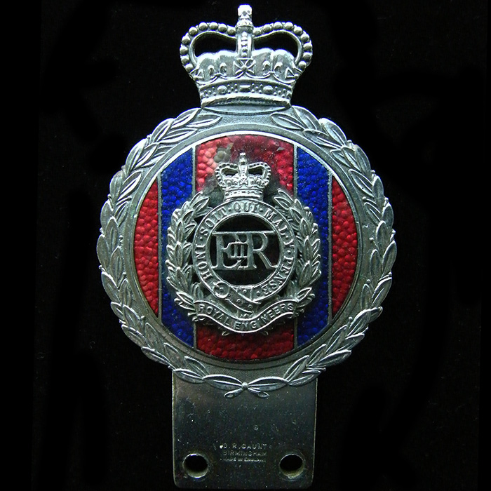Gaunt Royal Engineers car badge