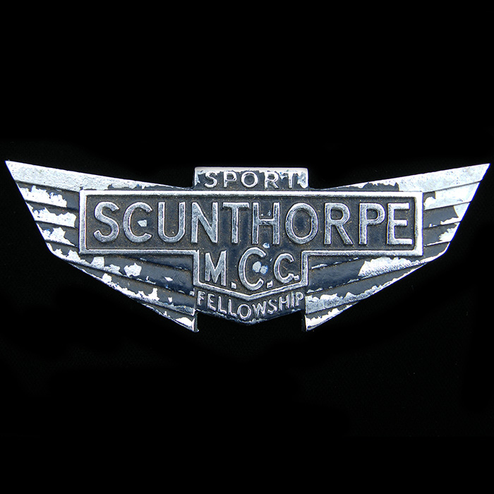 Scunthorpe Motor Cycle Club Car Badge