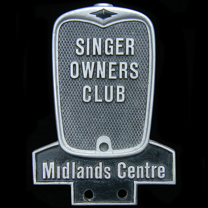 Singer Owners Club Midlands Centre car badge