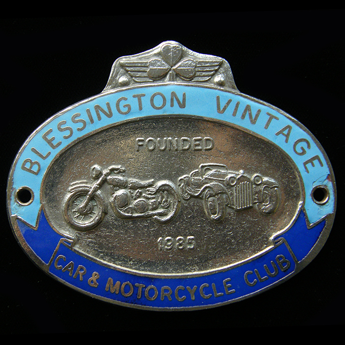 Blessington Vintage Car & Motorcycle Club car badge