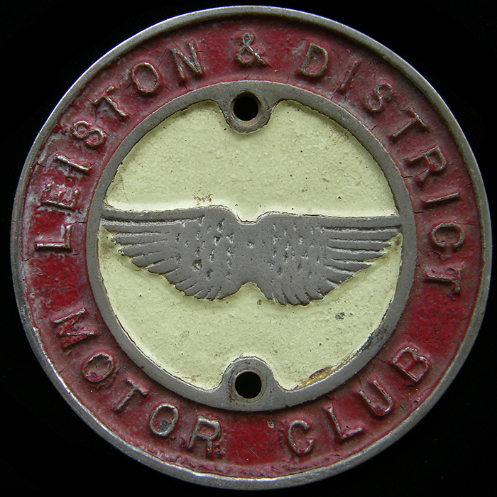 Leiston & District Motor Club Car Badge