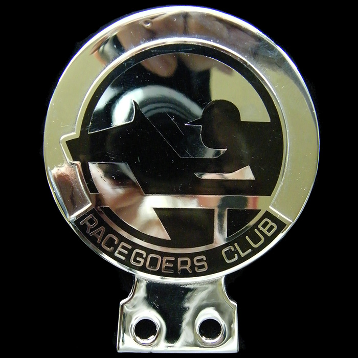 Racegoers Club car badge