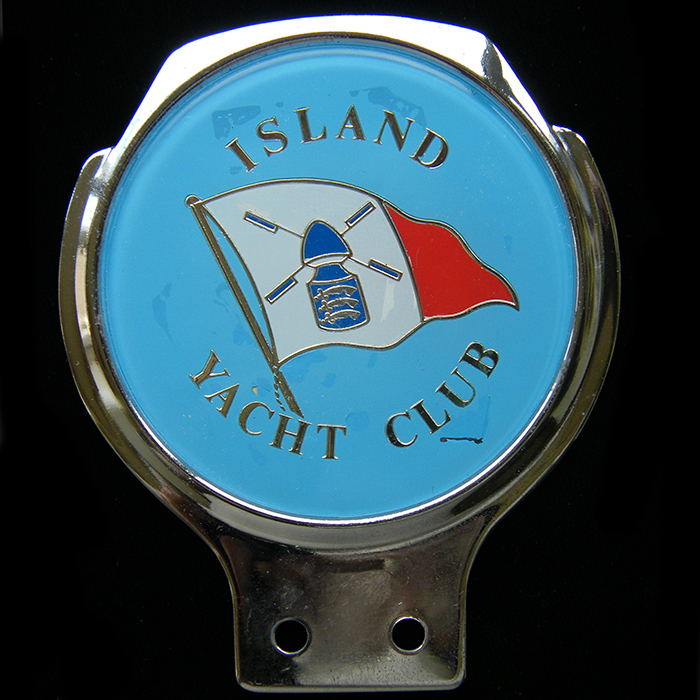 Canvy Island Yacht Club car badge