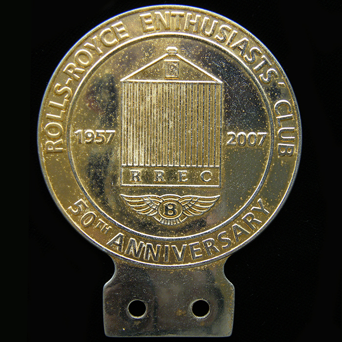 Rolls - Royce Enthusiasts Club car badge