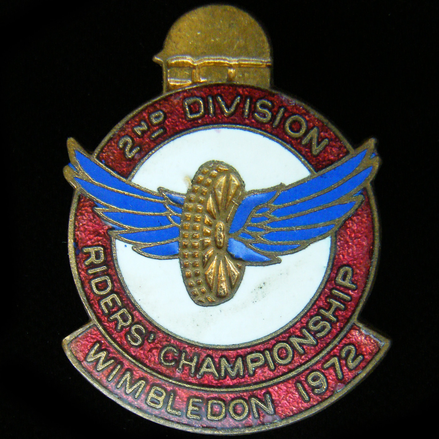 2nd Division (Speedway) Riders Championship lapel Badge