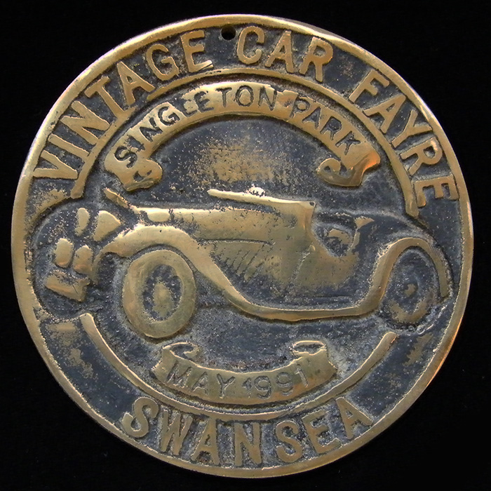 Vintage Car Fayre Swansea car badge
