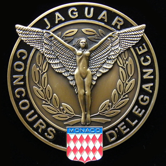 Jaguar Concours D'Elegance car badge