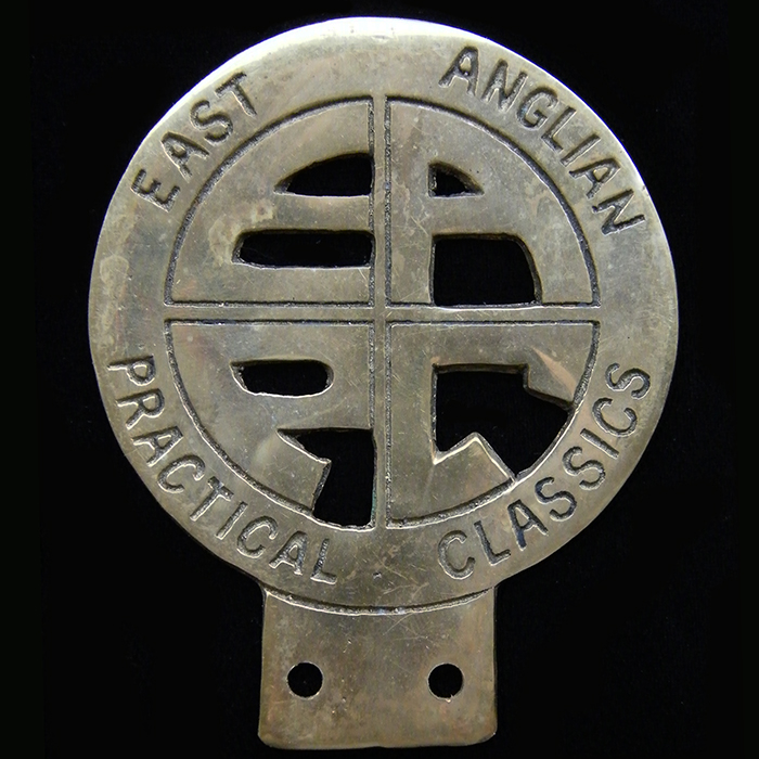 East Anglia Practical Classics car badge