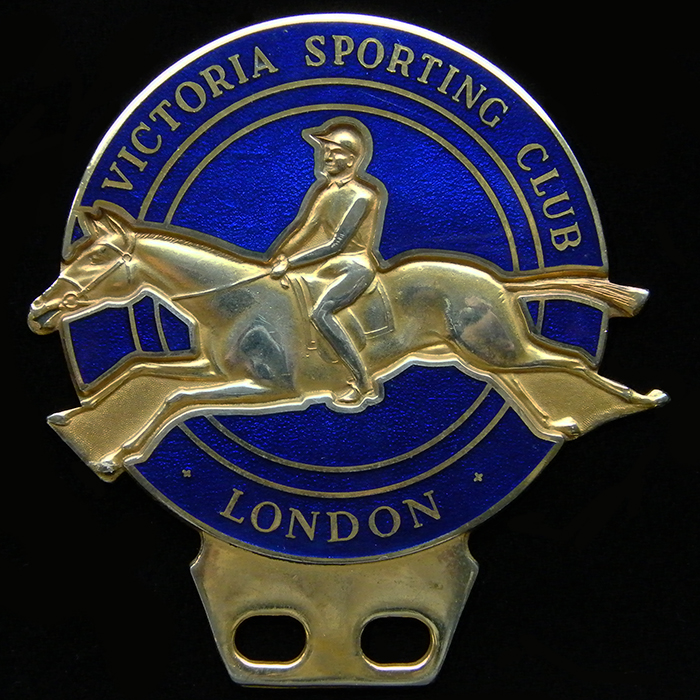 Victoria Sporting Club London car badge