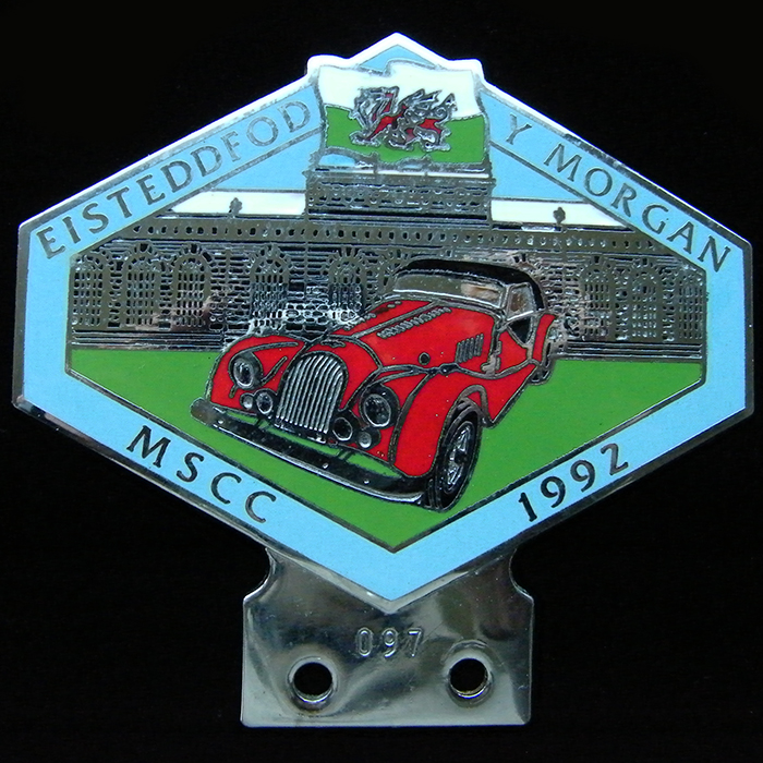 Morgan 1997 Eisteddfod car badge